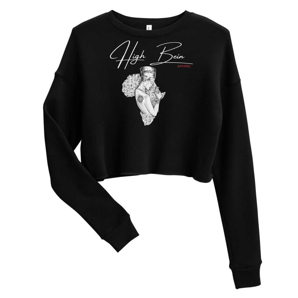 Nefertiti High Bein Crop Sweatshirt