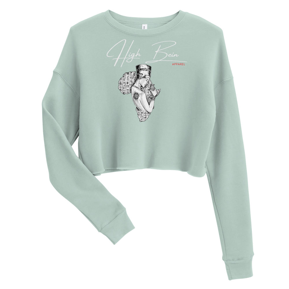 Nefertiti High Bein Crop Sweatshirt